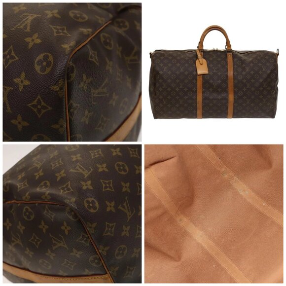 LOUIS VUITTON Monogram Keepall Bandouliere 60 Boston Bag - Picture 11 of 14
